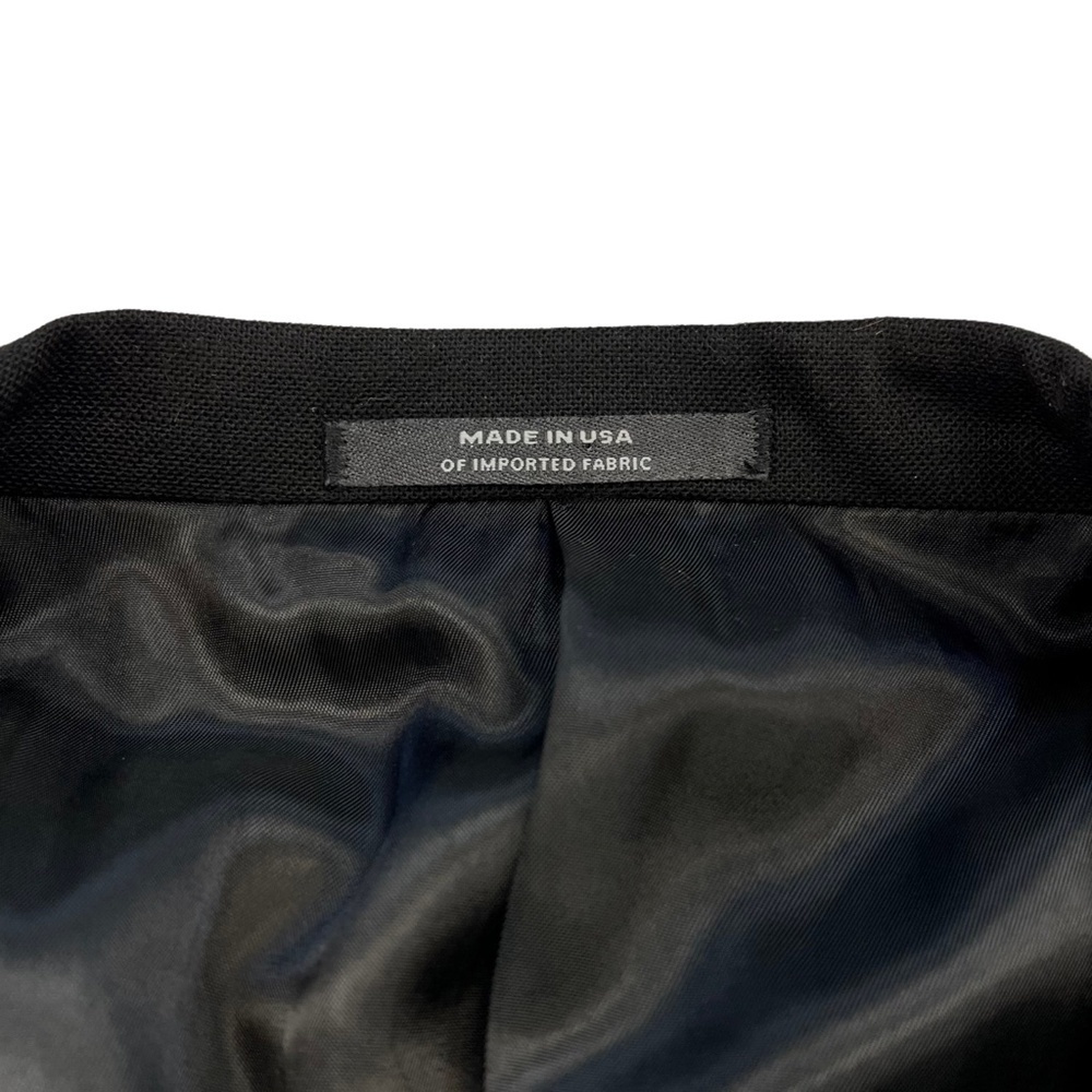 NWT Jack Nicklaus Worsted Wool Blend Blazer Sports Jacket Black 48L - Picture 8 of 13